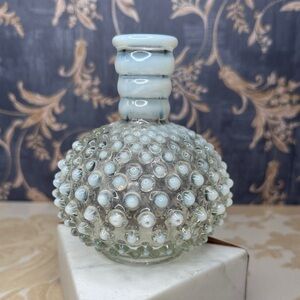 Wrisley cologne bottle from the Hobnail French (Opalescent) collection by Fenton